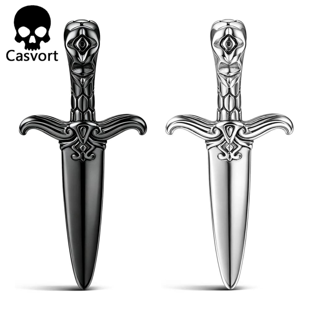 Body Jewelry Hangers - Casvort 2PCS Pendentifs d'oreille en acier