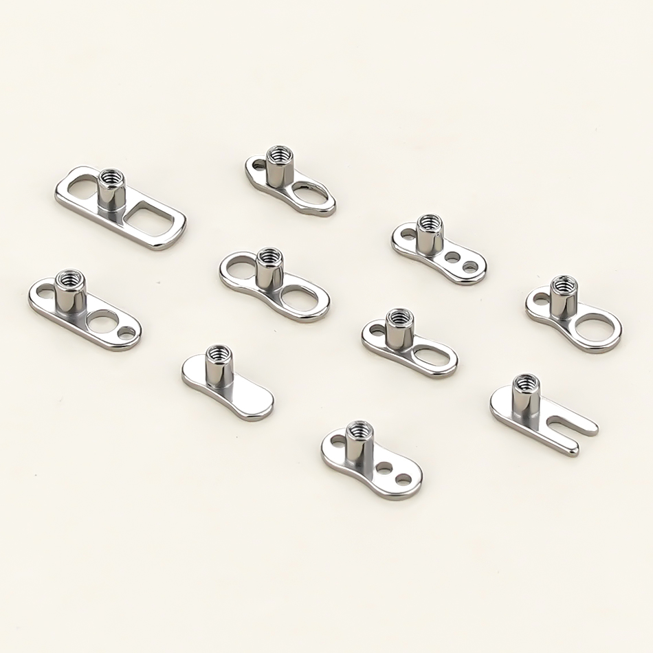 Body Jewelry Dermal - 5 pièces/10 pièces/50 pièces, base d'ancrage