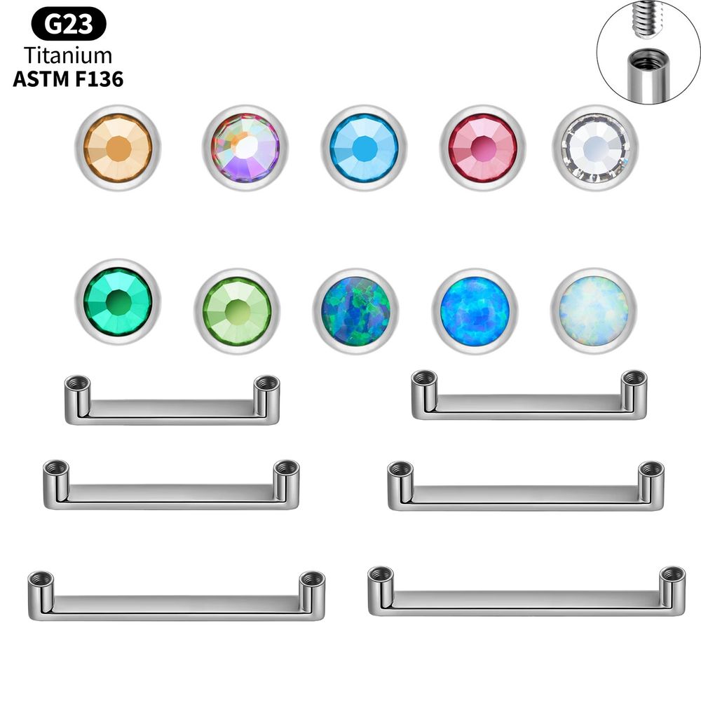 Body Jewelry Dermal - Piercing de surface en titane ASTM