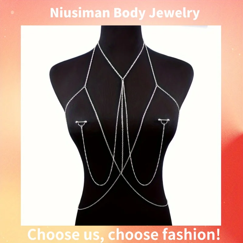 Body Jewelry Nipple Chain - Chaîne de corps élégante et Sexy
