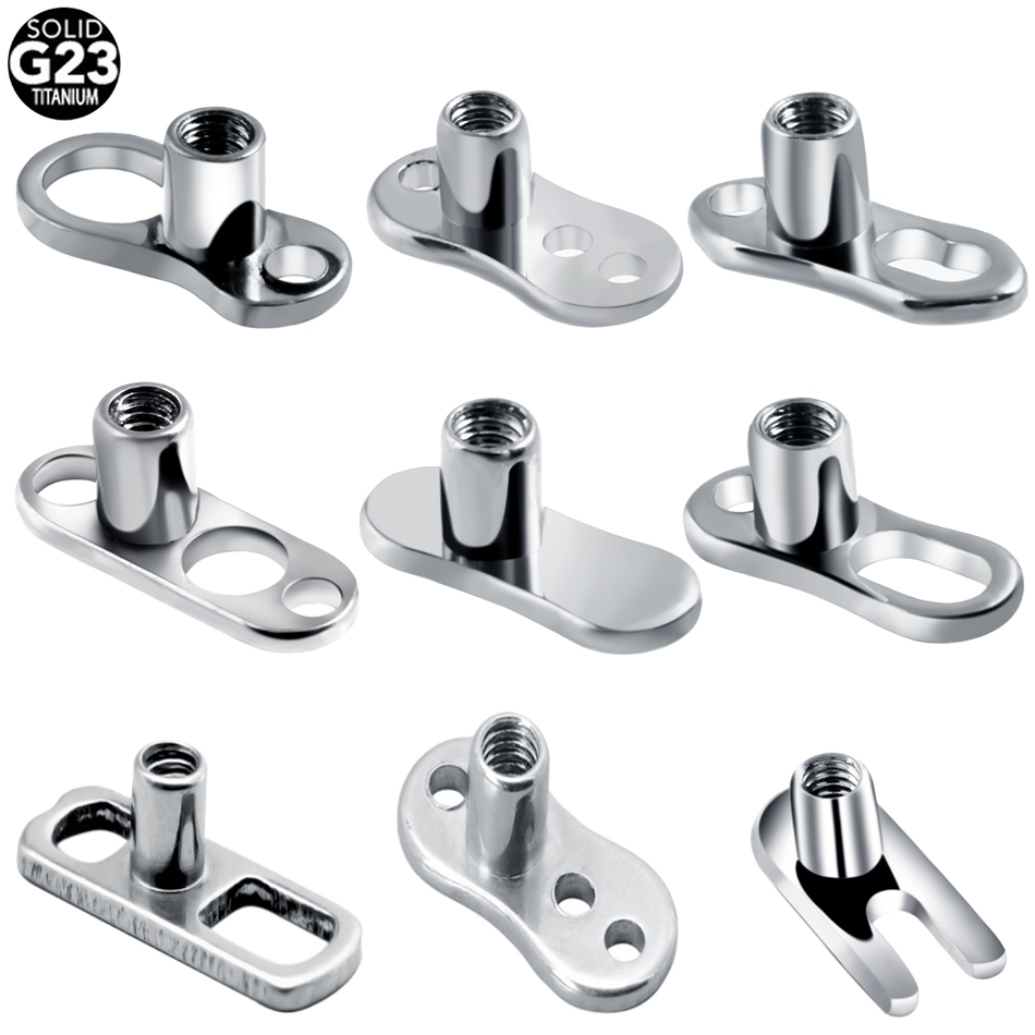 Body Jewelry Dermal - 1PC G23 titane Piercing Micro ancres