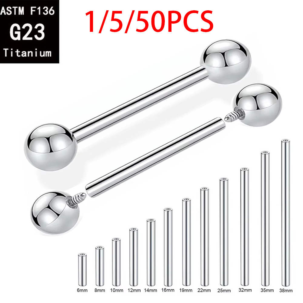 Body Jewelry Implant Grade - 1/5/50 PIÈCES ASTM F136 Titane de