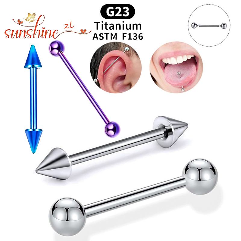 Body Jewelry Implant Grade - Barres droites en titane de qualité