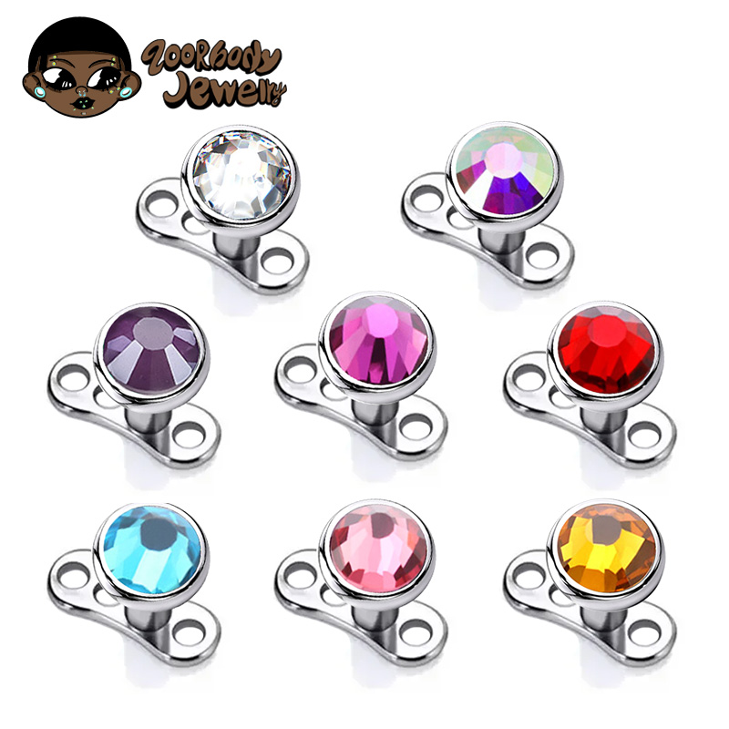 Body Jewelry Dermal - G23 titane Piercing Micro dérmique ancre