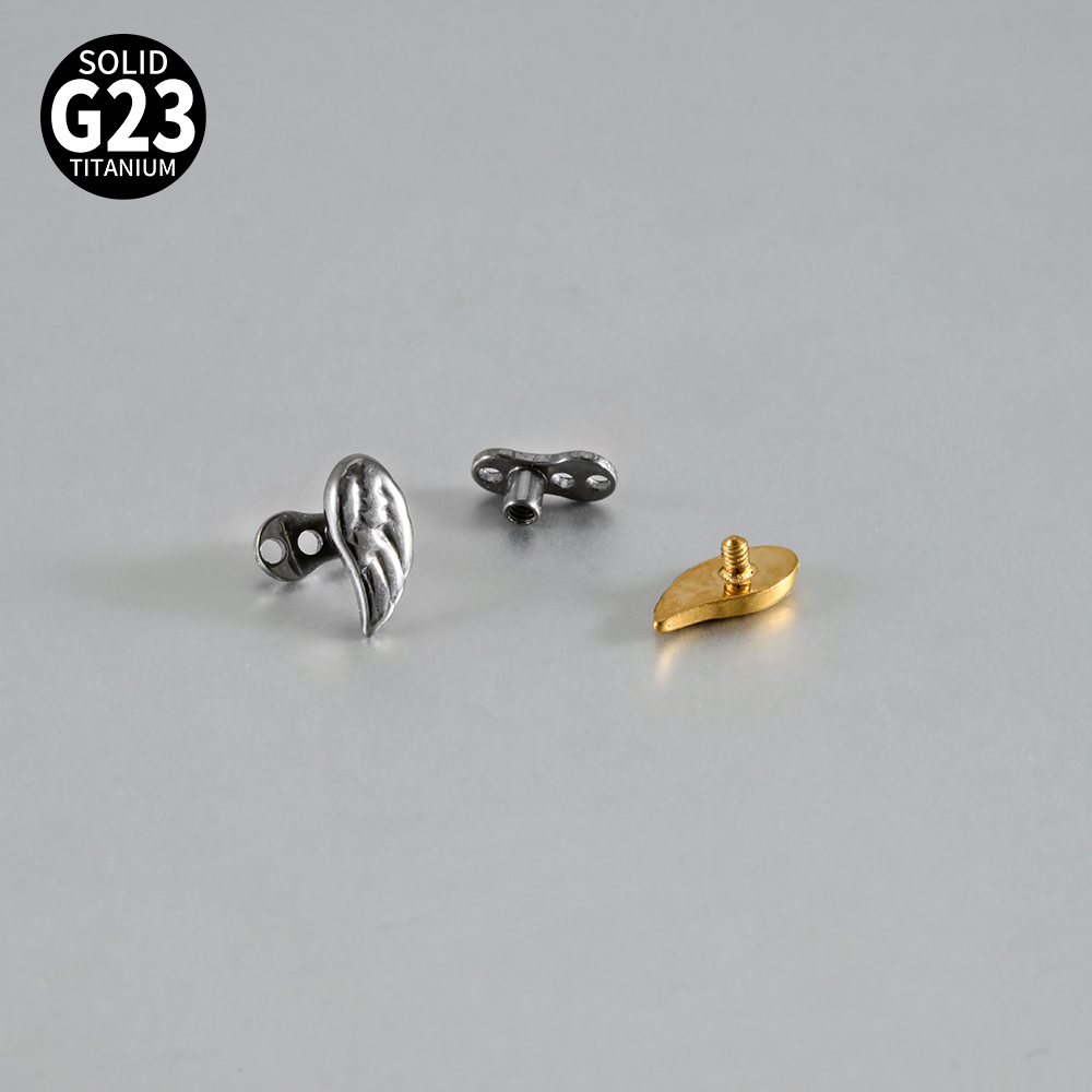 14-1PCS G23 Pure Titanium Butt - Body Jewelry Dermal avis et prix
