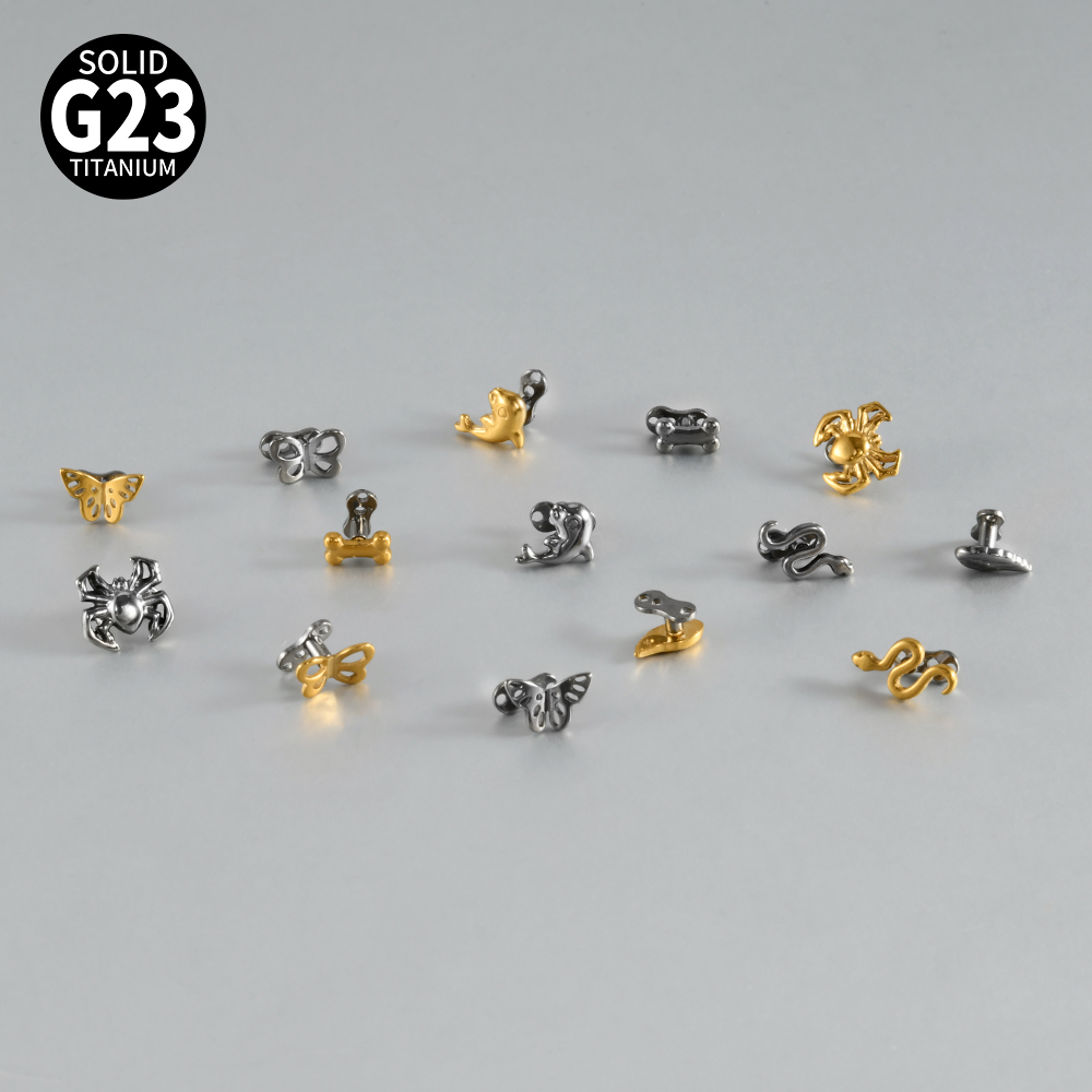 14-1PCS G23 Pure Titanium Butt - Body Jewelry Dermal avis et prix