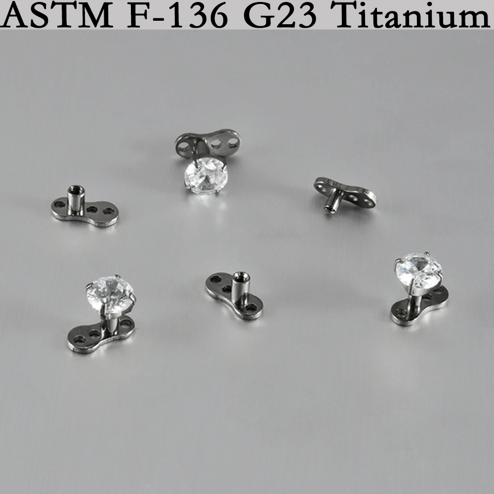 5/1PCS G23 Titane, ancre dermi - Body Jewelry Dermal avis et prix
