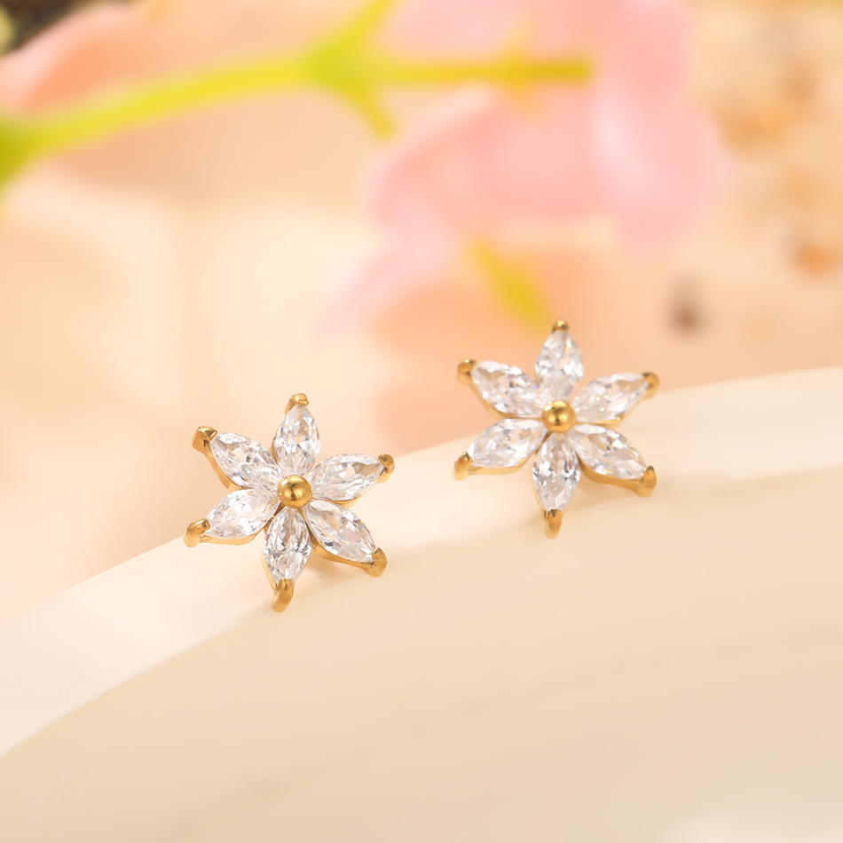1/5 pièces titane cristal fleu - Body Jewelry Dermal avis et prix
