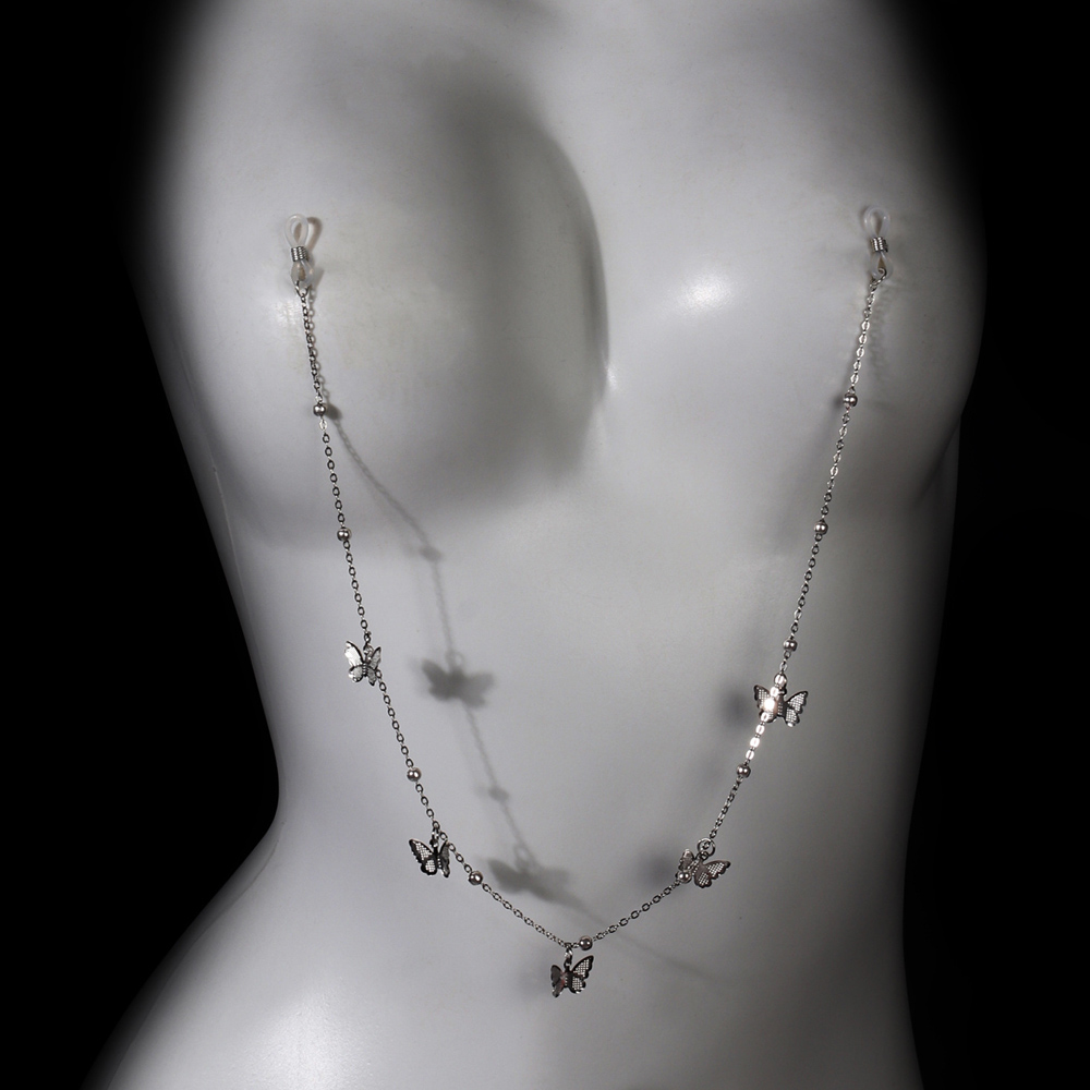 Chaîne de poitrine sexy en mét - Body Jewelry Nipple Chain avis et prix
