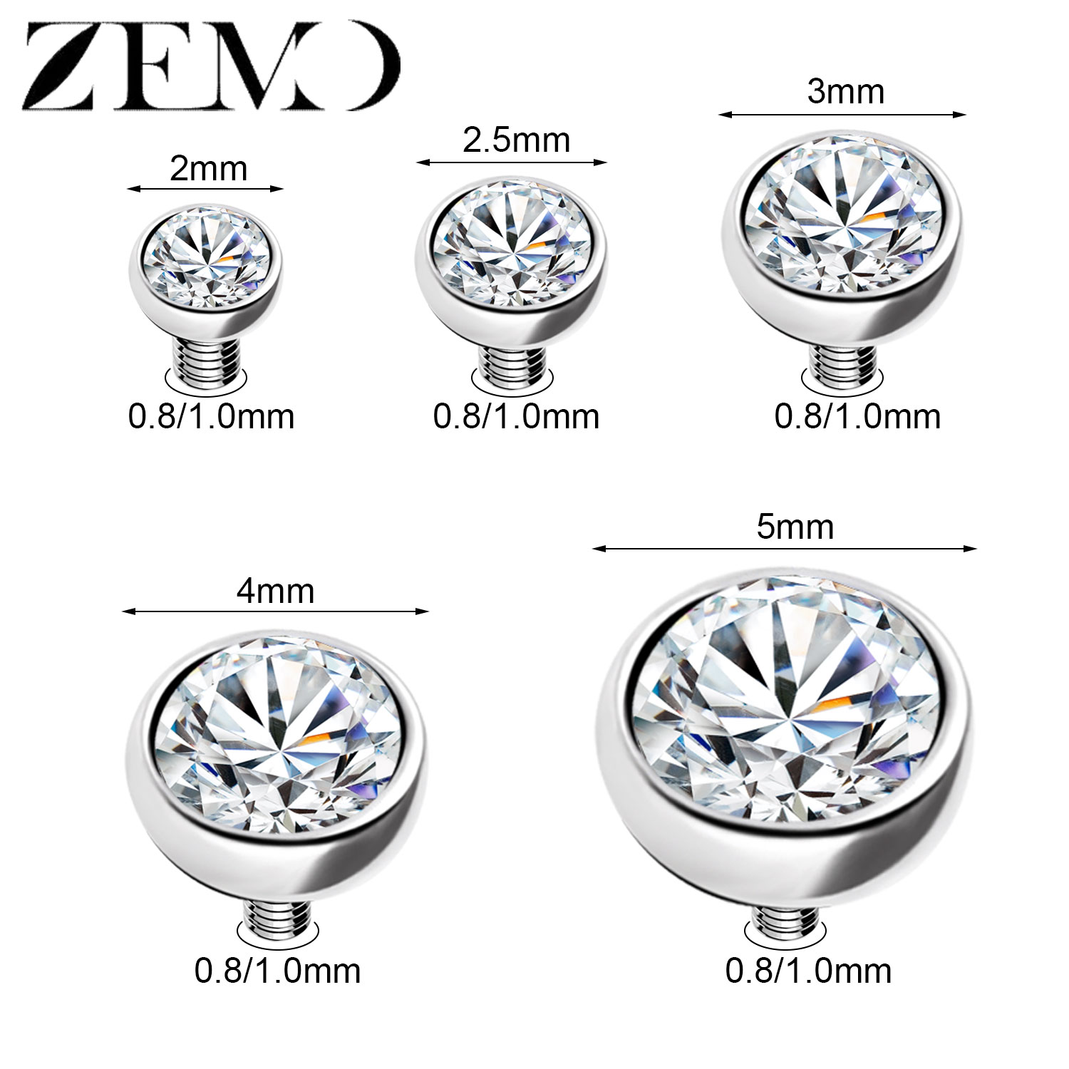 ZEMO 1-2 pièces/lot, ancre der - Body Jewelry Dermal avis et prix