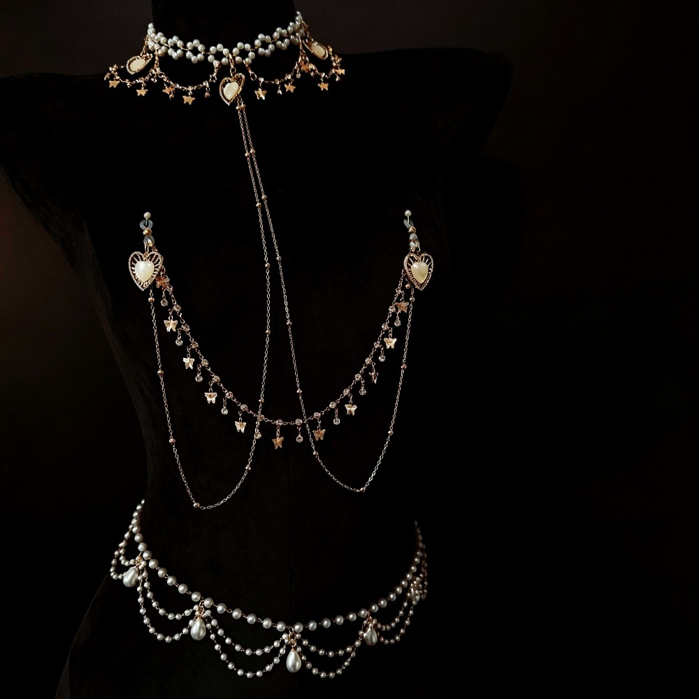 Chaîne de corps collier ras du - Body Jewelry Nipple Chain avis et prix