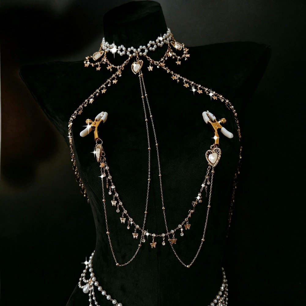 Chaîne de corps collier ras du - Body Jewelry Nipple Chain avis et prix