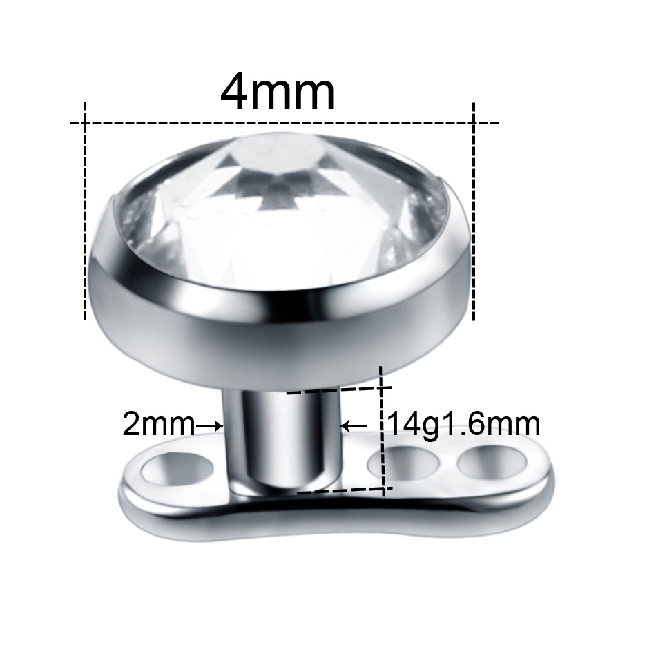 Ensemble de Micro piercing cut - Body Jewelry Dermal avis et prix