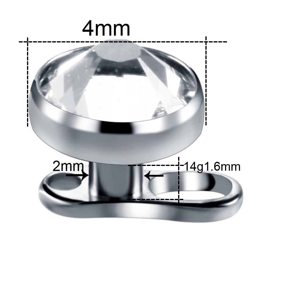 Ensemble de Micro piercing cut - Body Jewelry Dermal avis et prix