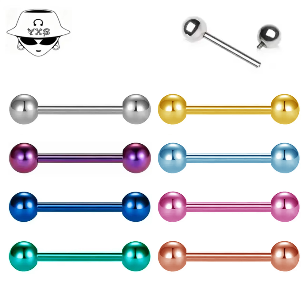 Lot de 2 barres droites en tit - Body Jewelry Implant Grade avis et prix