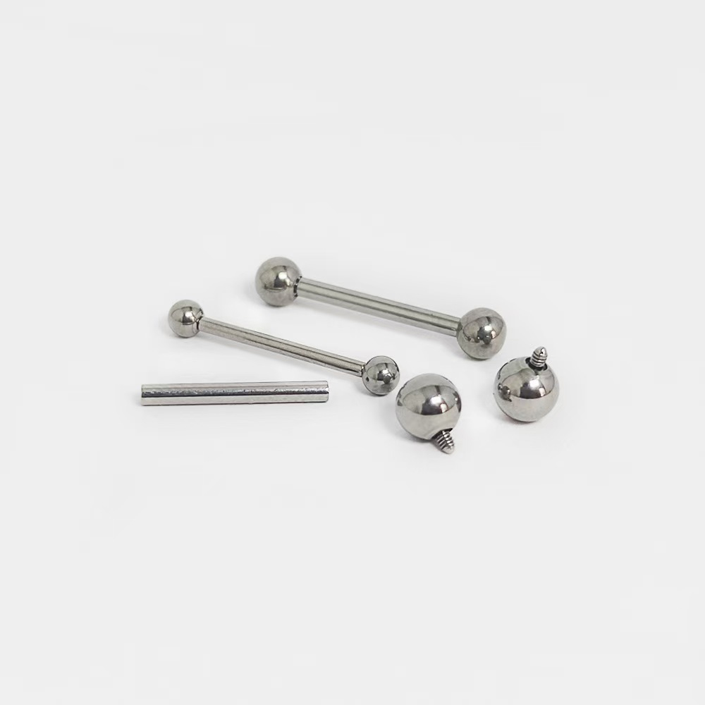 Lot de 2 barres droites en tit - Body Jewelry Implant Grade avis et prix
