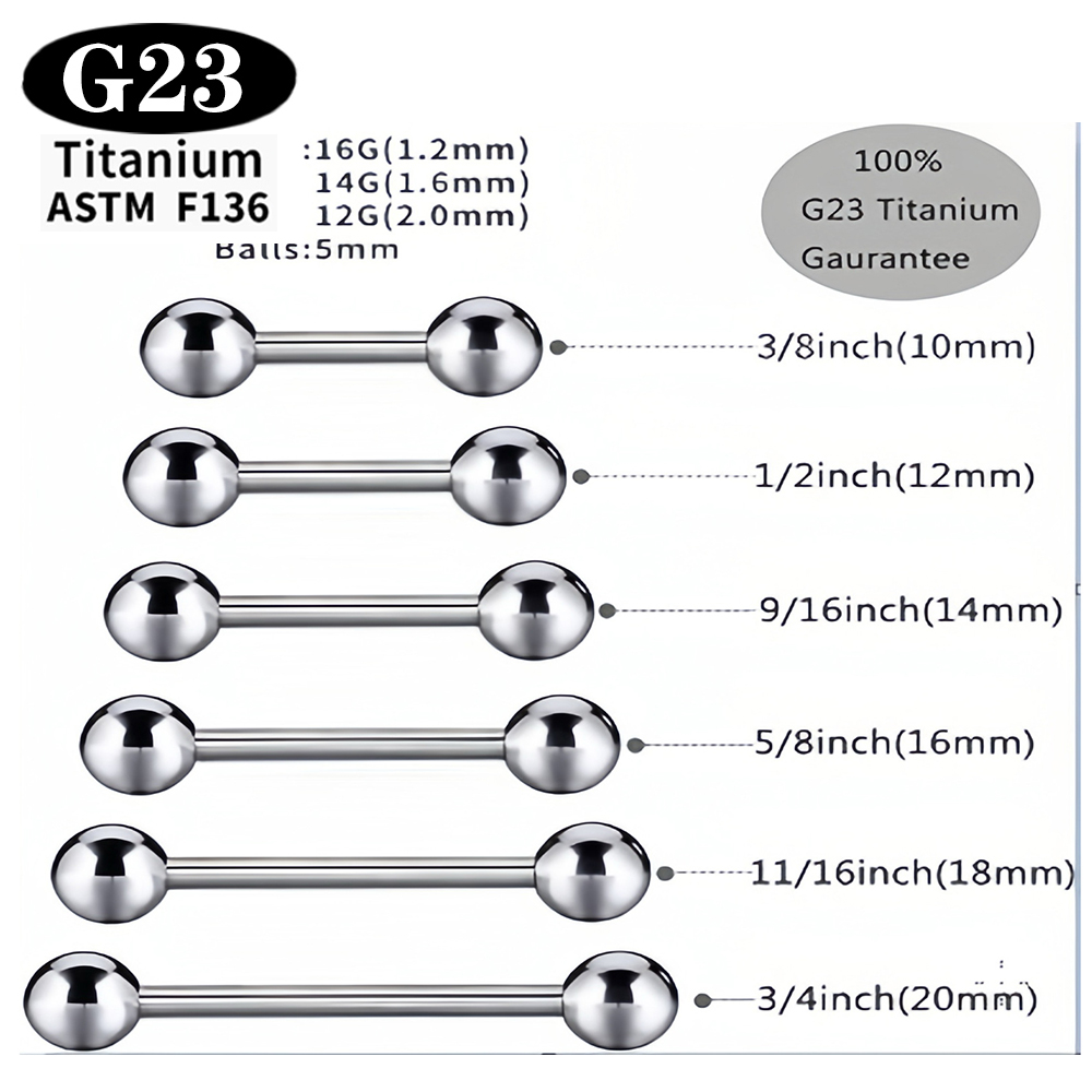 1/5/50 PIÈCES ASTM F136 Titane - Body Jewelry Implant Grade avis et prix