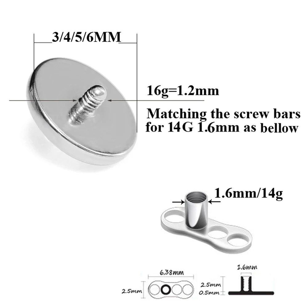 1PC titane broche Flash Film a - Body Jewelry Dermal avis et prix