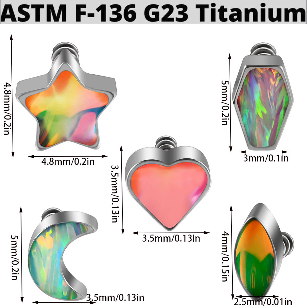 1PC titane broche Flash Film a - Body Jewelry Dermal avis et prix