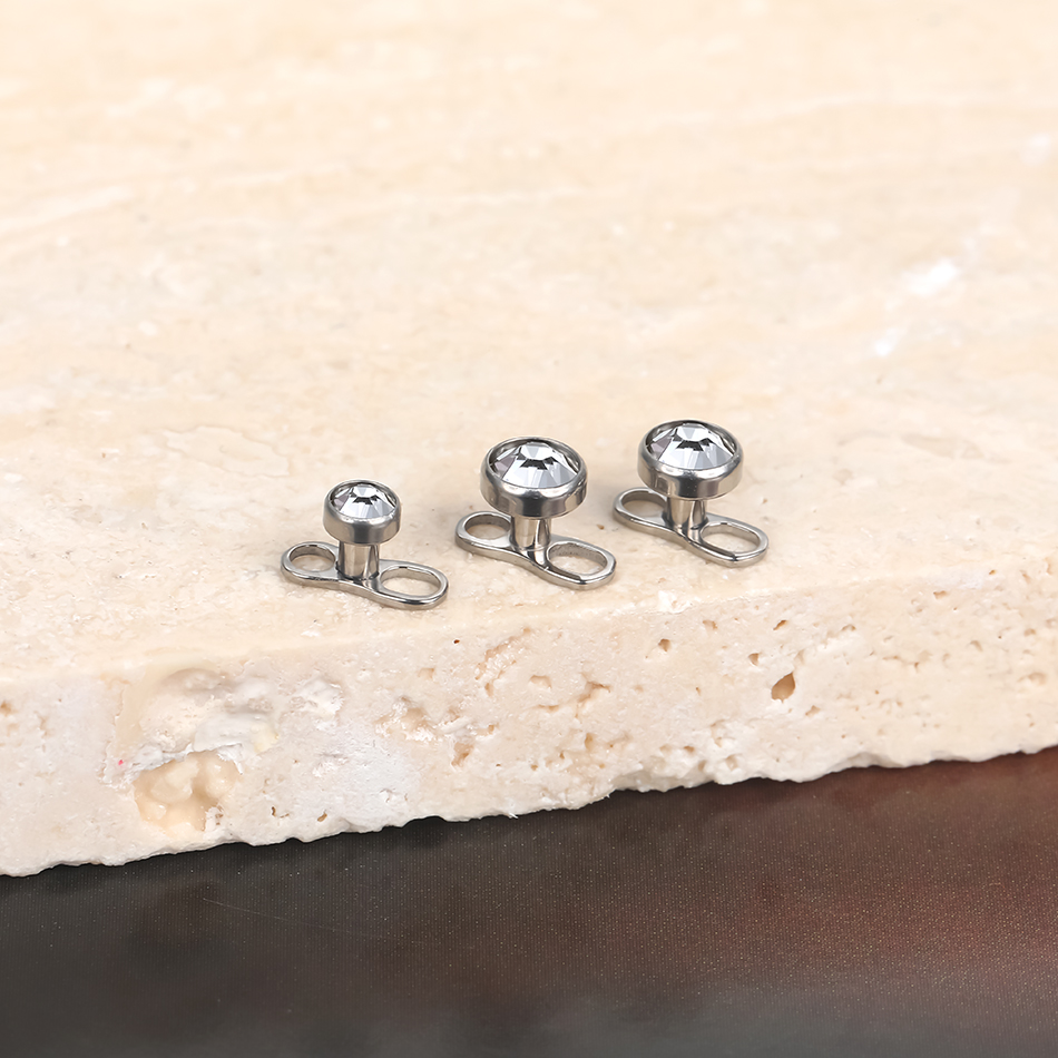 Ensemble de Micro piercing cut - Body Jewelry Dermal avis et prix