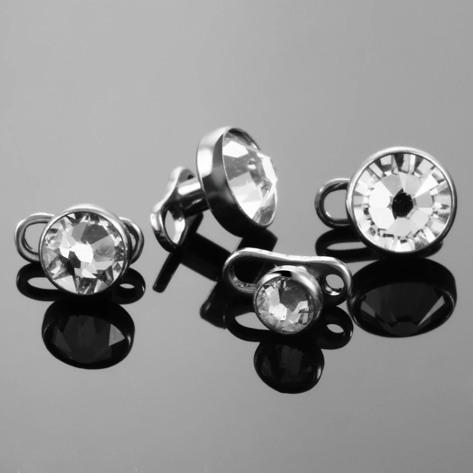 Ensemble de Micro piercing cut - Body Jewelry Dermal avis et prix